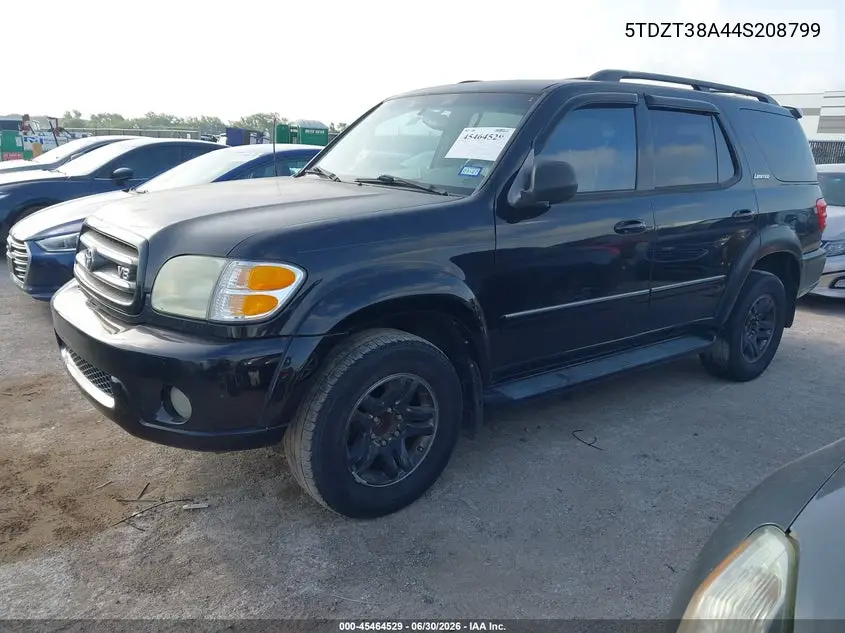 2004 Toyota Sequoia Limited V8 VIN: 5TDZT38A44S208799 Lot: 45464529