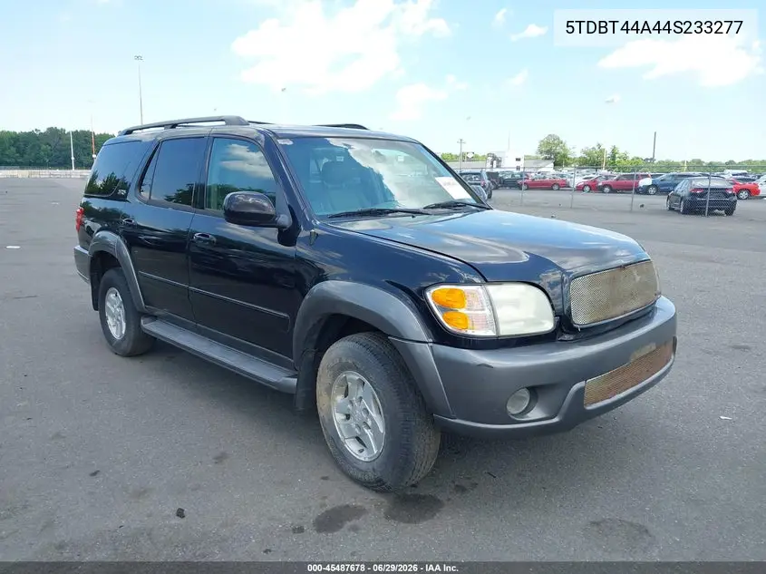 2004 Toyota Sequoia Sr5 V8 VIN: 5TDBT44A44S233277 Lot: 45487678