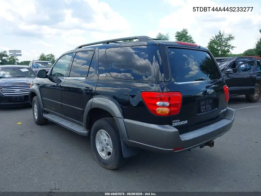 2004 Toyota Sequoia Sr5 V8 VIN: 5TDBT44A44S233277 Lot: 45487678