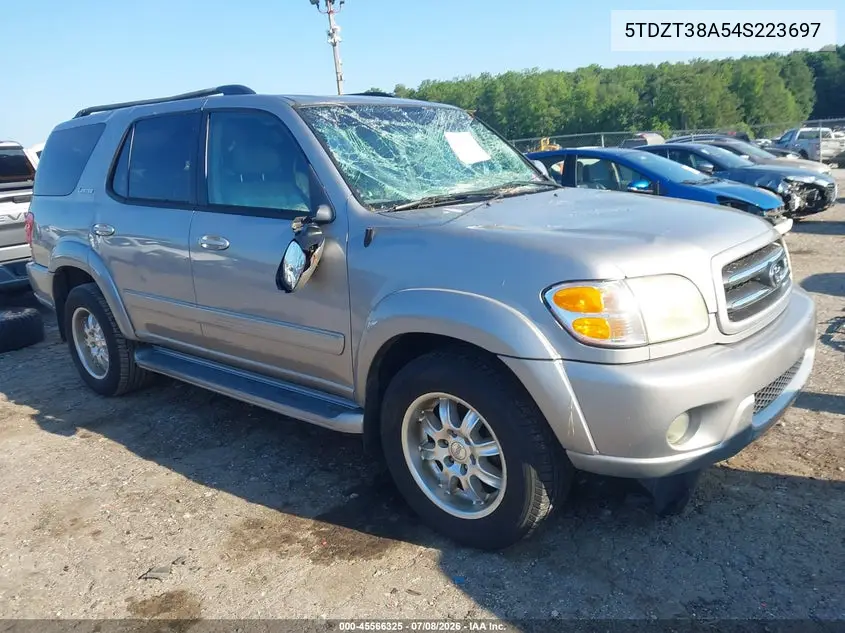 2004 Toyota Sequoia Limited V8 VIN: 5TDZT38A54S223697 Lot: 45566325