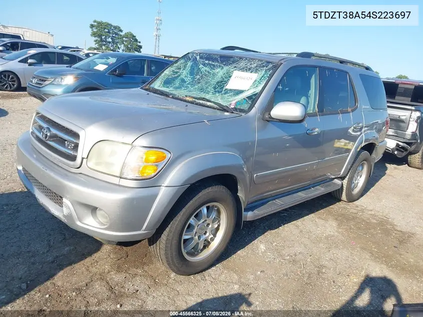 2004 Toyota Sequoia Limited V8 VIN: 5TDZT38A54S223697 Lot: 45566325