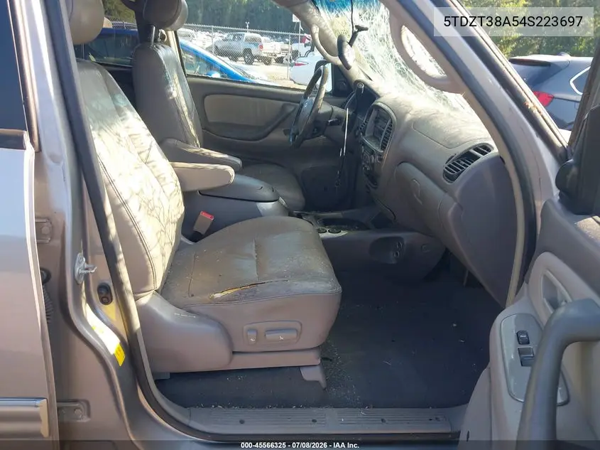 2004 Toyota Sequoia Limited V8 VIN: 5TDZT38A54S223697 Lot: 45566325