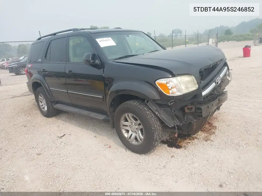2005 Toyota Sequoia Sr5 V8 VIN: 5TDBT44A95S246852 Lot: 45582673