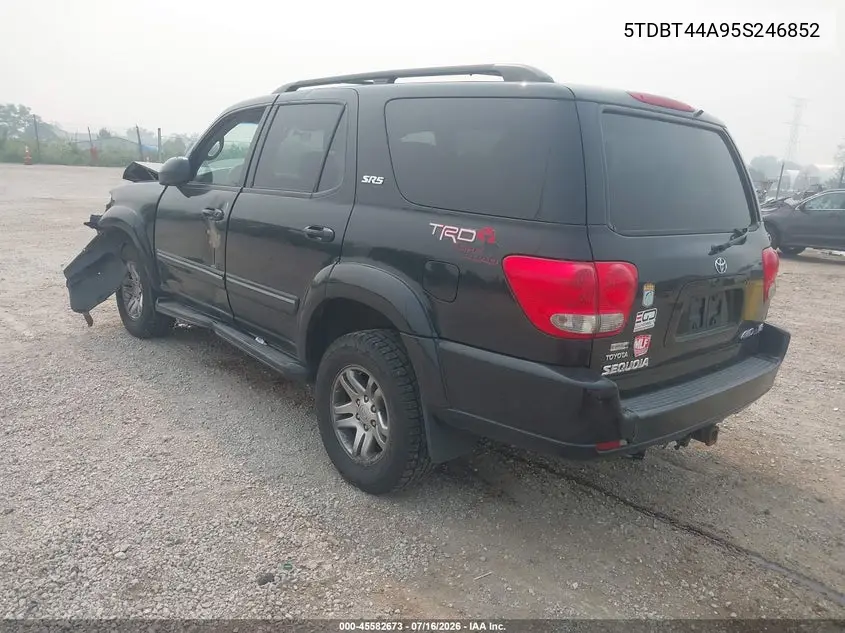 2005 Toyota Sequoia Sr5 V8 VIN: 5TDBT44A95S246852 Lot: 45582673