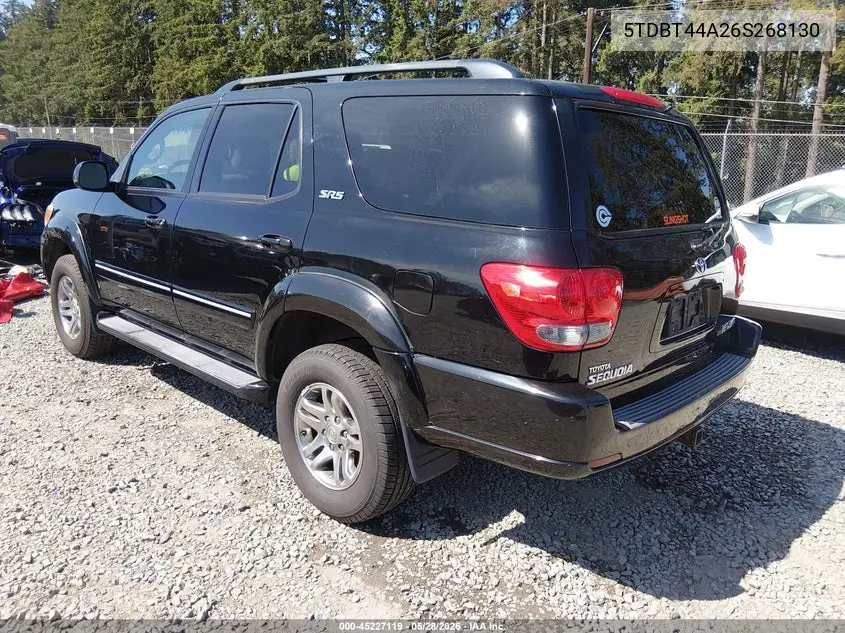 2006 Toyota Sequoia Sr5 V8 VIN: 5TDBT44A26S268130 Lot: 45227119