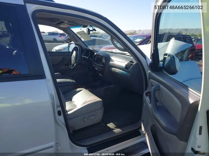 2006 Toyota Sequoia Limited V8 VIN: 5TDBT48A66S266102 Lot: 45472750