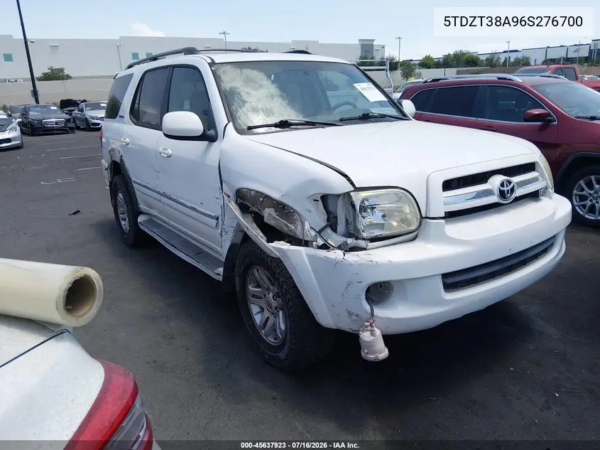 2006 Toyota Sequoia Limited V8 VIN: 5TDZT38A96S276700 Lot: 45637923