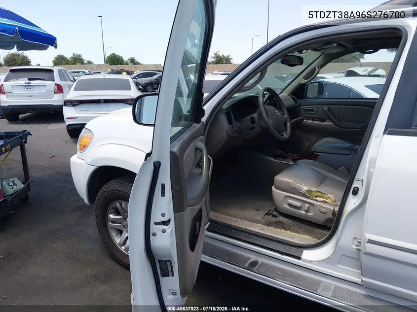 2006 Toyota Sequoia Limited V8 VIN: 5TDZT38A96S276700 Lot: 45637923
