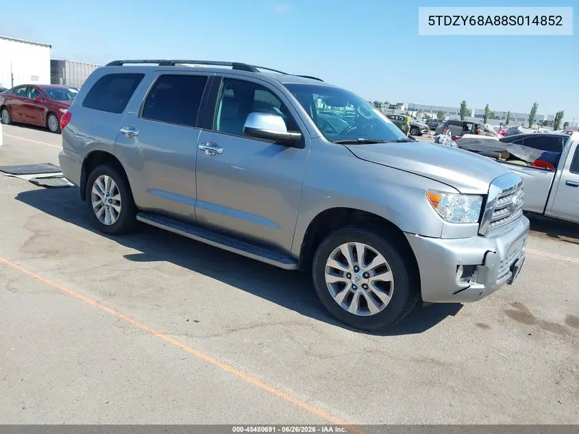 2008 Toyota Sequoia Limited 5.7L V8 VIN: 5TDZY68A88S014852 Lot: 45480691