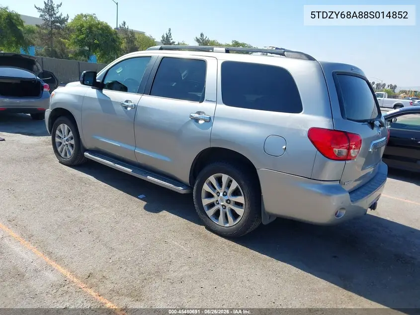 2008 Toyota Sequoia Limited 5.7L V8 VIN: 5TDZY68A88S014852 Lot: 45480691