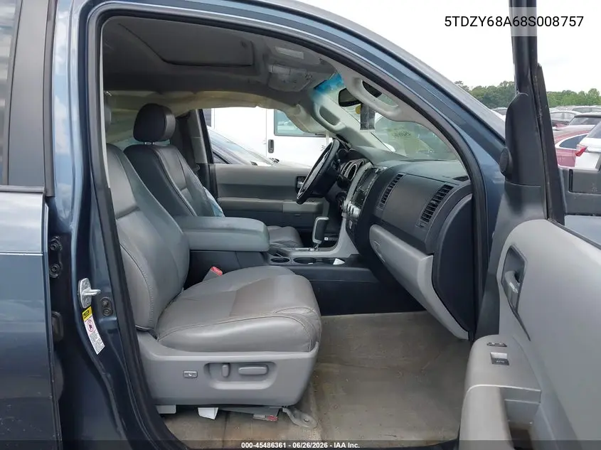 2008 Toyota Sequoia Limited 5.7L V8 VIN: 5TDZY68A68S008757 Lot: 45486361