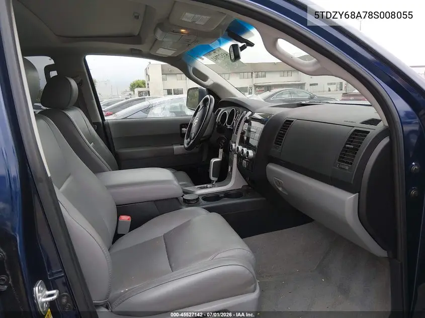 2008 Toyota Sequoia Limited 5.7L V8 VIN: 5TDZY68A78S008055 Lot: 45527142