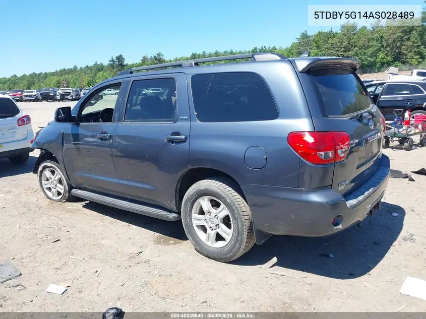 2010 Toyota Sequoia Sr5 5.7L V8 VIN: 5TDBY5G14AS028489 Lot: 45339840