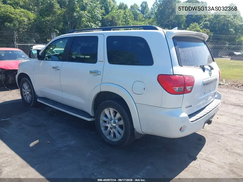 2010 Toyota Sequoia Platinum 5.7L V8 VIN: 5TDDW5G13AS032368 Lot: 45397314