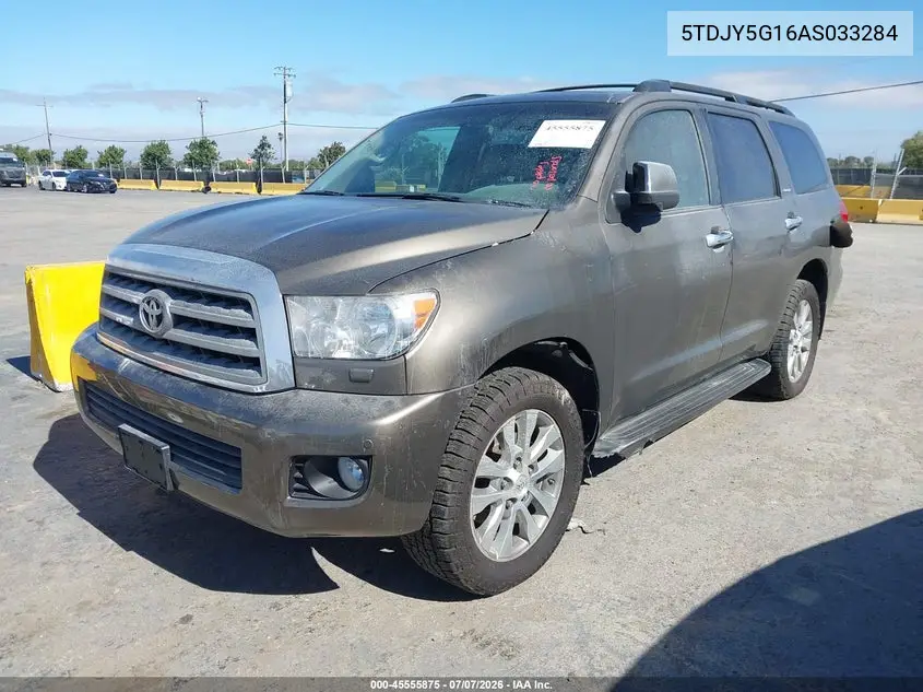 2010 Toyota Sequoia Limited 5.7L V8 VIN: 5TDJY5G16AS033284 Lot: 45555875