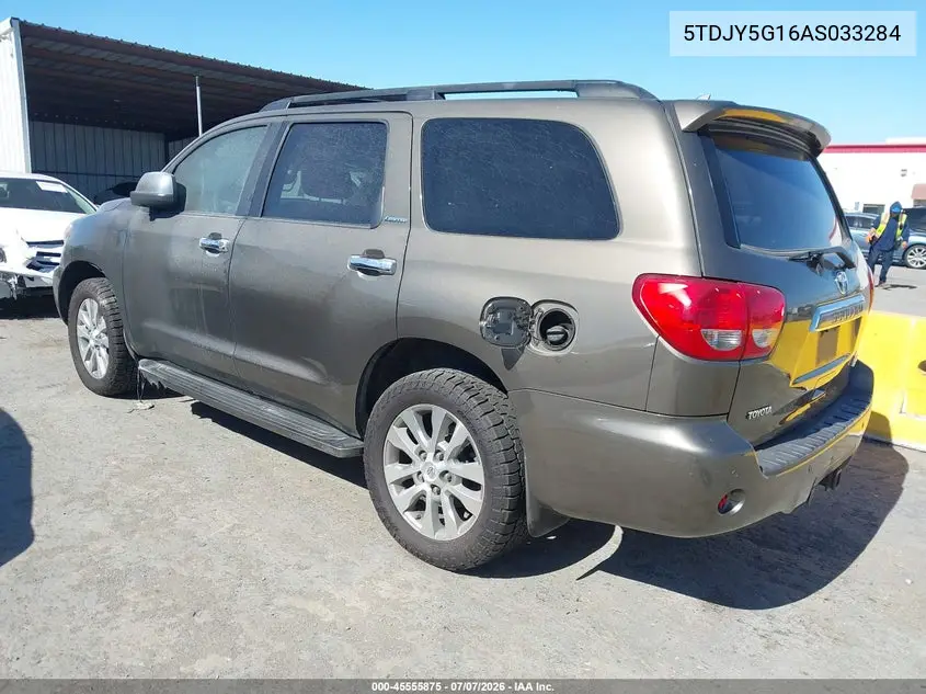 2010 Toyota Sequoia Limited 5.7L V8 VIN: 5TDJY5G16AS033284 Lot: 45555875