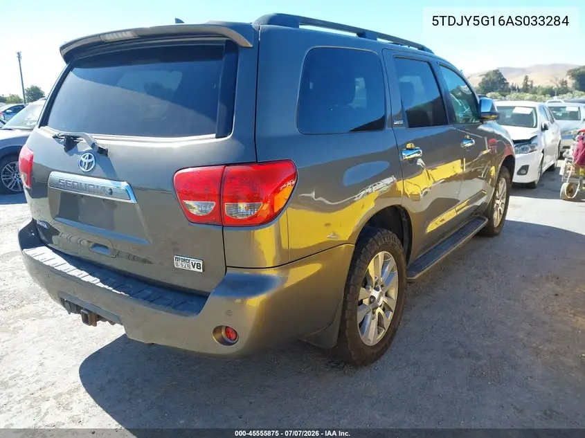 2010 Toyota Sequoia Limited 5.7L V8 VIN: 5TDJY5G16AS033284 Lot: 45555875