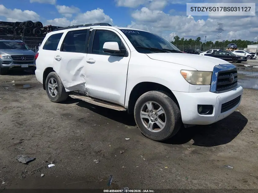 2011 Toyota Sequoia Sr5 5.7L V8 VIN: 5TDZY5G17BS031127 Lot: 45548097