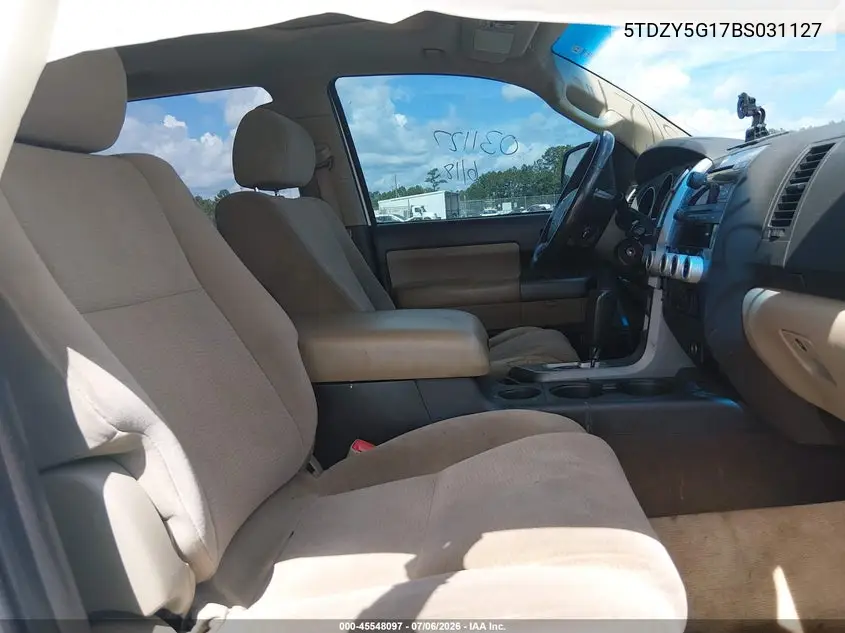 2011 Toyota Sequoia Sr5 5.7L V8 VIN: 5TDZY5G17BS031127 Lot: 45548097
