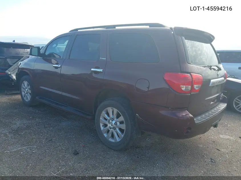 2011 Toyota Sequoia VIN: 5TDDW5G15BS042594 Lot: 45594216