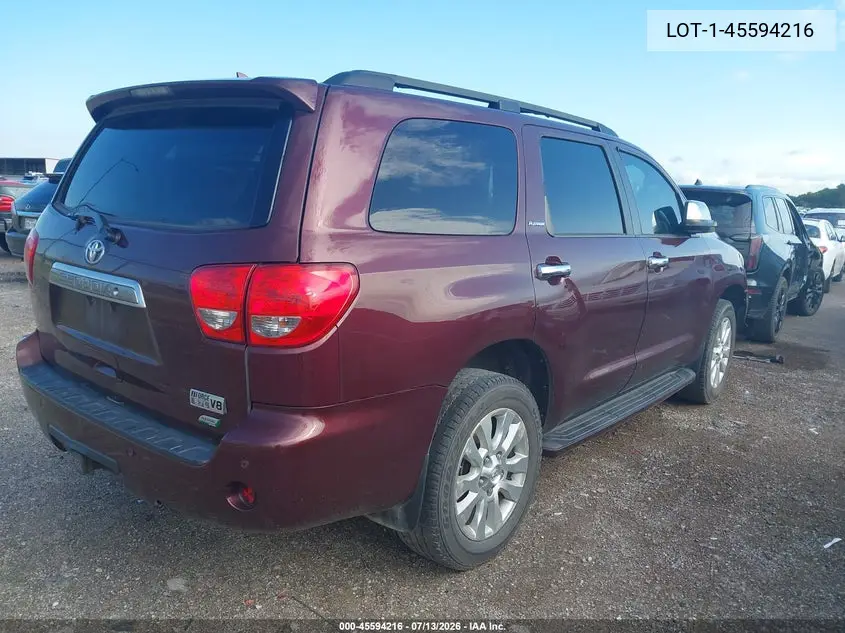 2011 Toyota Sequoia VIN: 5TDDW5G15BS042594 Lot: 45594216