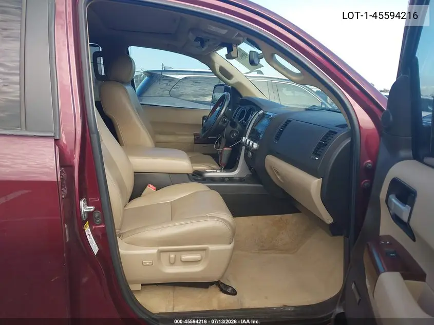 2011 Toyota Sequoia VIN: 5TDDW5G15BS042594 Lot: 45594216