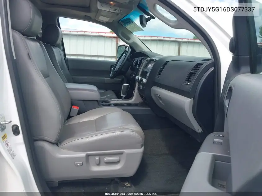 2013 Toyota Sequoia Limited 5.7L V8 VIN: 5TDJY5G16DS077337 Lot: 45401994