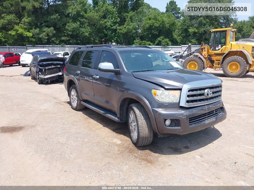 2013 Toyota Sequoia Platinum 5.7L V8 VIN: 5TDYY5G16DS045308 Lot: 45473798