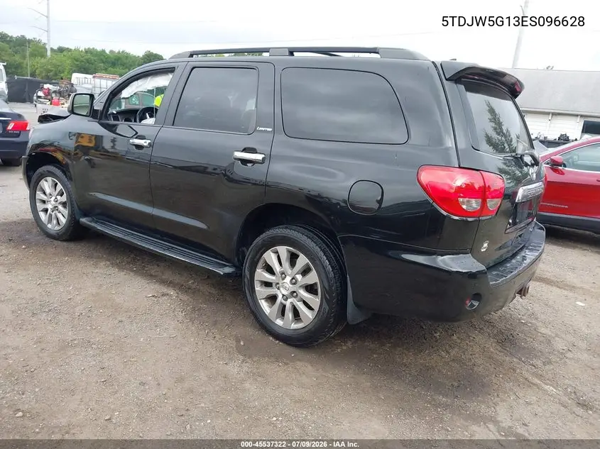 2014 Toyota Sequoia Limited 5.7L V8 VIN: 5TDJW5G13ES096628 Lot: 45537322