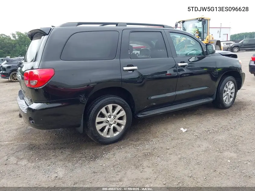 2014 Toyota Sequoia Limited 5.7L V8 VIN: 5TDJW5G13ES096628 Lot: 45537322