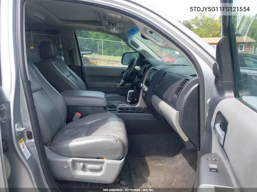 2015 Toyota Sequoia Limited 5.7L V8 VIN: 5TDJY5G11FS121554 Lot: 45604845