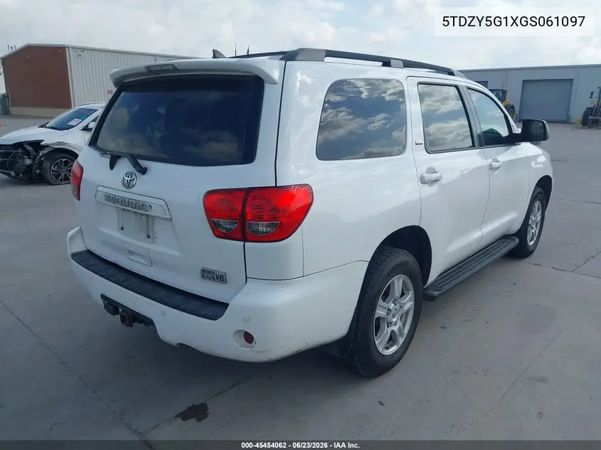 2016 Toyota Sequoia Sr5 5.7L V8 VIN: 5TDZY5G1XGS061097 Lot: 45454062
