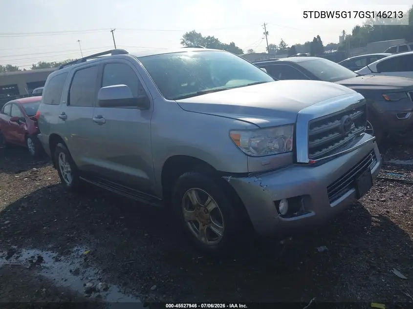2016 Toyota Sequoia Sr5 5.7L V8 VIN: 5TDBW5G17GS146213 Lot: 45527946