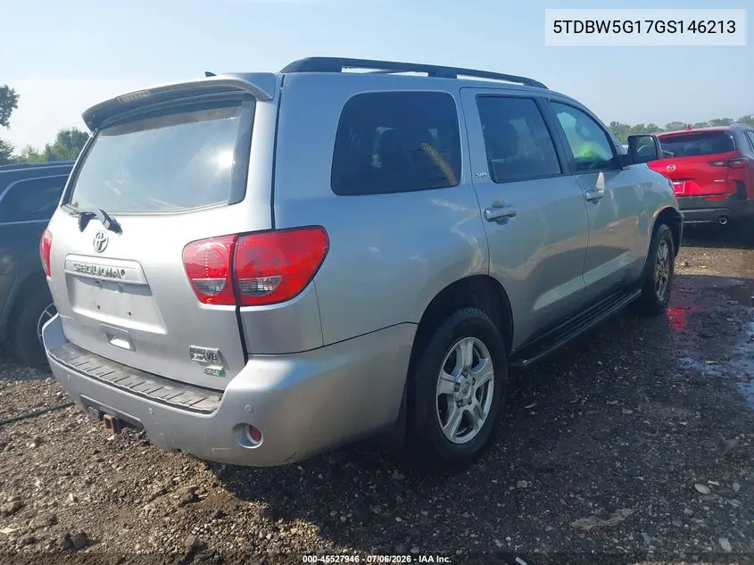 2016 Toyota Sequoia Sr5 5.7L V8 VIN: 5TDBW5G17GS146213 Lot: 45527946