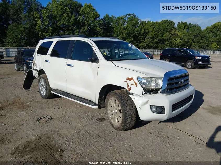 2016 Toyota Sequoia Platinum 5.7L V8 VIN: 5TDDW5G19GS133150 Lot: 45615636