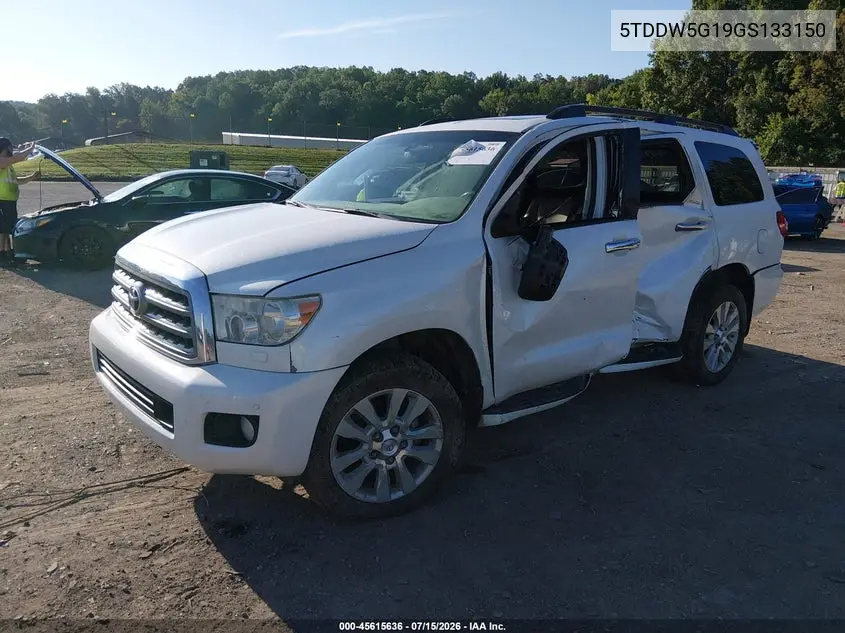 2016 Toyota Sequoia Platinum 5.7L V8 VIN: 5TDDW5G19GS133150 Lot: 45615636