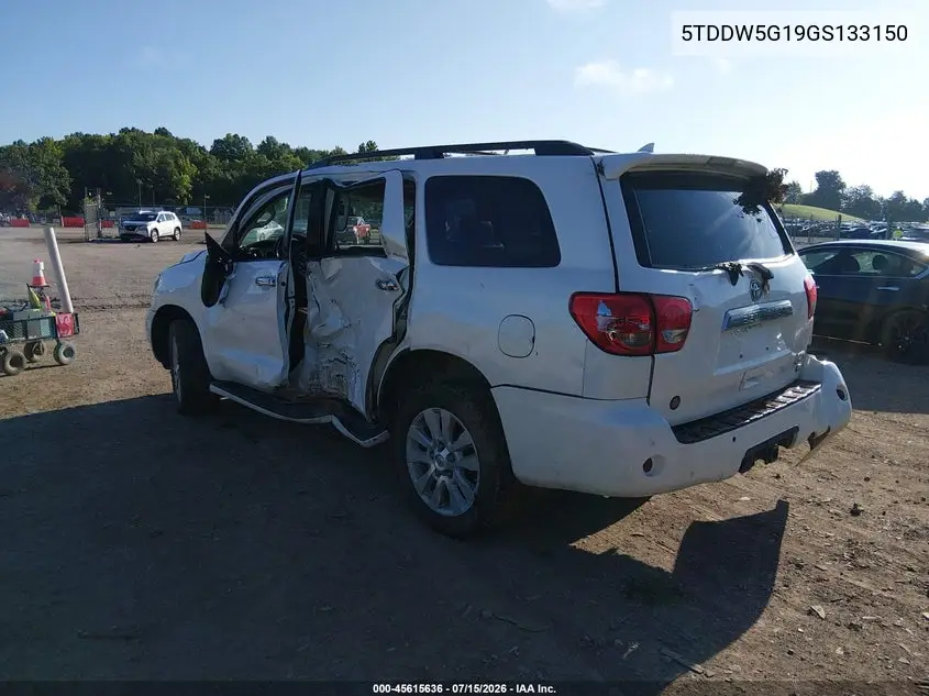 2016 Toyota Sequoia Platinum 5.7L V8 VIN: 5TDDW5G19GS133150 Lot: 45615636