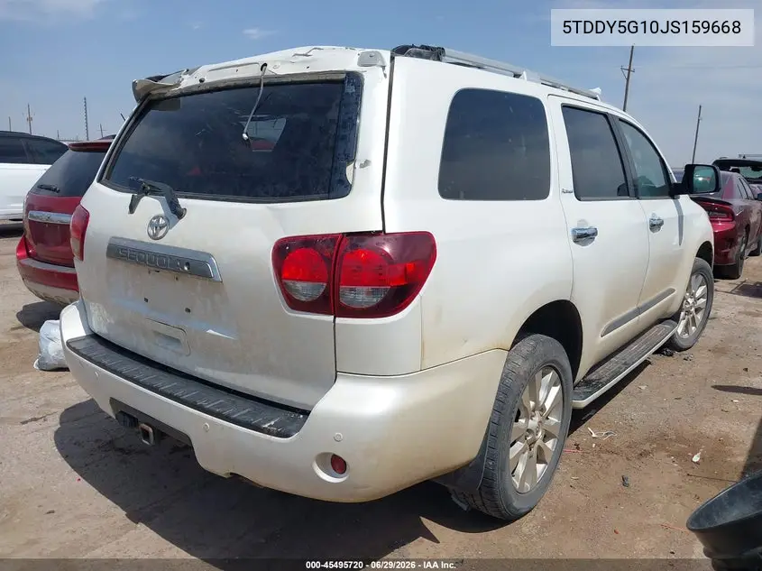 2018 Toyota Sequoia Platinum VIN: 5TDDY5G10JS159668 Lot: 45495720
