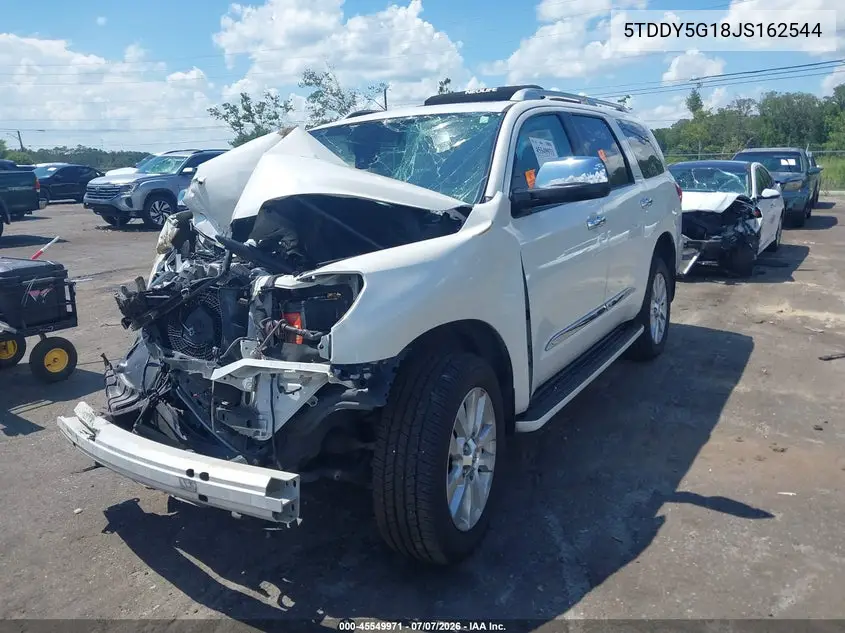 2018 Toyota Sequoia Platinum VIN: 5TDDY5G18JS162544 Lot: 45549971