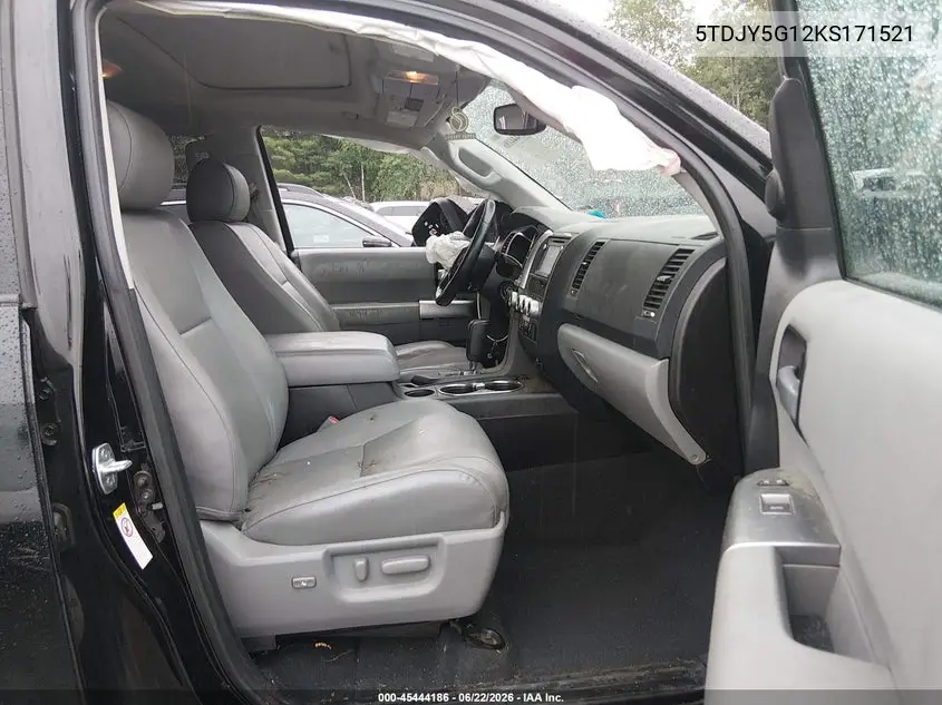 2019 Toyota Sequoia Limited VIN: 5TDJY5G12KS171521 Lot: 45444186