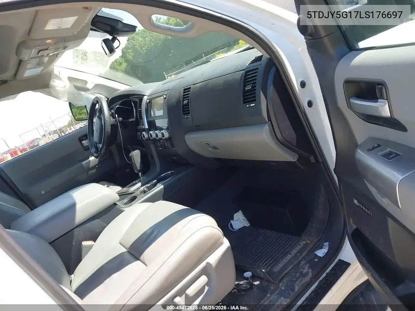 2020 Toyota Sequoia Limited VIN: 5TDJY5G17LS176697 Lot: 45472625