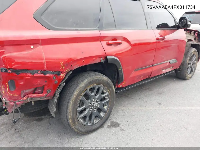 2023 Toyota Sequoia Platinum VIN: 7SVAAABA4PX011734 Lot: 45495488