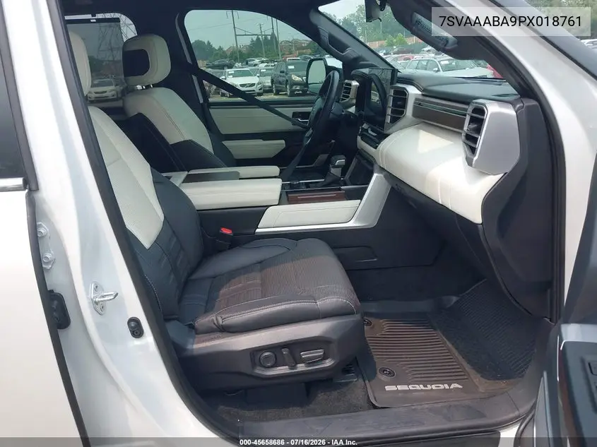 2023 Toyota Sequoia Capstone VIN: 7SVAAABA9PX018761 Lot: 45658686