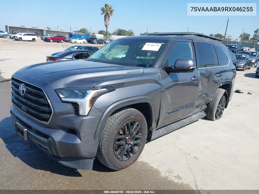 2024 Toyota Sequoia Sr5 VIN: 7SVAAABA9RX046255 Lot: 45448150