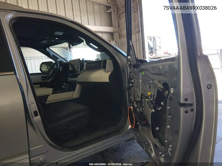 2024 Toyota Sequoia Capstone VIN: 7SVAAABA9RX038026 Lot: 45535968