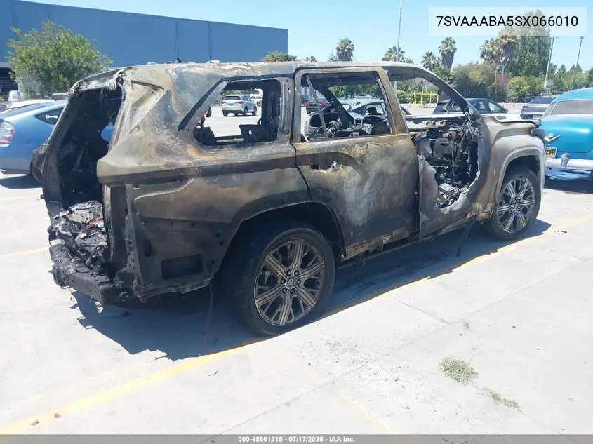 2025 Toyota Sequoia Capstone VIN: 7SVAAABA5SX066010 Lot: 45661215