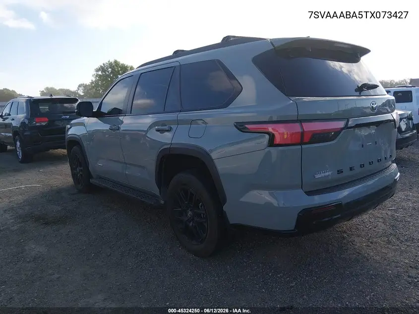 2026 Toyota Sequoia Limited VIN: 7SVAAABA5TX073427 Lot: 45324250