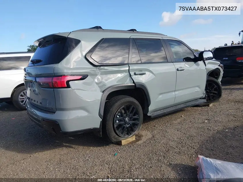 2026 Toyota Sequoia Limited VIN: 7SVAAABA5TX073427 Lot: 45324250