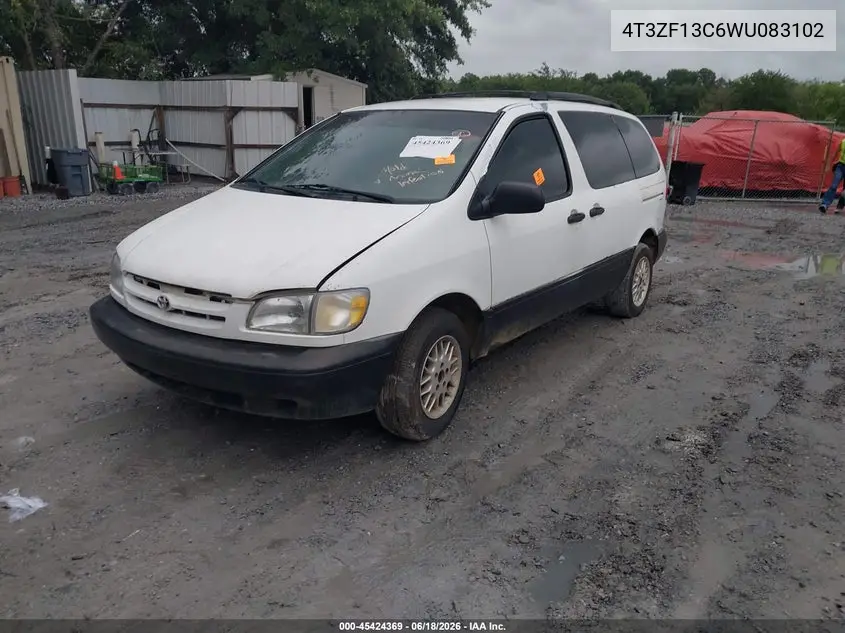 4T3ZF13C6WU083102 1998 Toyota Sienna Le