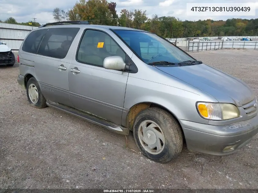 4T3ZF13C81U390439 2001 Toyota Sienna Xle